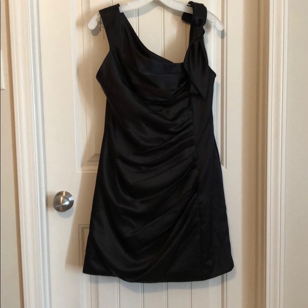 Black mini dress